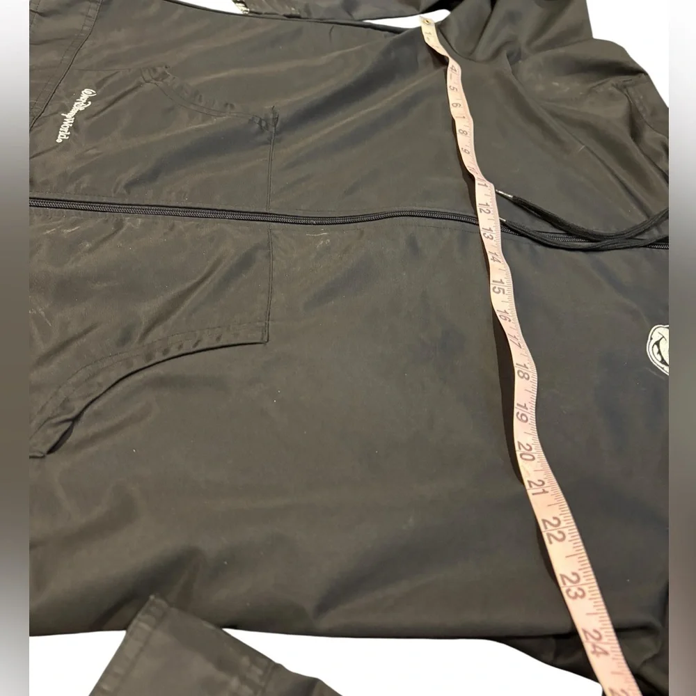 Disney Black Hooded Jacket with Mickey Mouse Embroidery youth XL women’s small